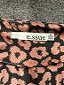 e.ssue Brown Long Sleeve Blouse Size M - photo 7
