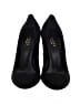 Gucci Houndstooth Black Suede Bamboo Heel Pumps Size EU (IT) 37 1/2 / US 7 1/2 - photo 2