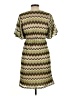 Judith March 100% Polyester Chevron-herringbone Green Casual Dress Size L - photo 2