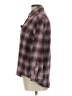 Old Navy Plaid Burgundy Long Sleeve Button-Down Shirt Size M - photo 5