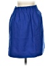 J.Crew Solid Blue Wool Skirt Size 00 - photo 1
