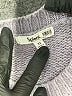 Splendid Hearts Gray Pullover Sweater Size XS - photo 7