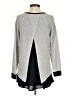 Casual Couture by Green Envelope Color Block Gray Pullover Sweater Size XS - photo 2