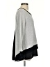 Casual Couture by Green Envelope Color Block Gray Pullover Sweater Size XS - photo 4