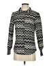 Missoni For Target 100% Polyester Chevron-herringbone Black Long Sleeve Blouse Size S - photo 1