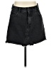 MNG 100% Cotton Black Denim Skirt Size XXS - photo 1
