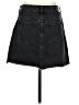 MNG 100% Cotton Black Denim Skirt Size XXS - photo 2