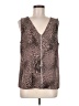 Willow & Root Brown Sleeveless Blouse Size M - photo 1