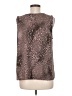 Willow & Root Brown Sleeveless Blouse Size M - photo 2