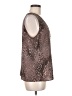 Willow & Root Brown Sleeveless Blouse Size M - photo 4