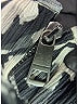 Burberry 100% Silk Silver Black 3/4 Sleeve Top Size EU (IT) 38 / US 2 - photo 4