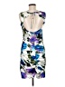 Ruby Rox Print Blue White Cocktail Dress Size 9 - photo 2