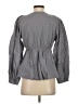 Polagram Gray Long Sleeve Blouse Size S - photo 2