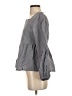 Polagram Gray Long Sleeve Blouse Size S - photo 5