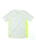 Nike 100% Polyester Silver White Active T-Shirt Size XS (kids) - photo 2