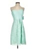 David's Bridal 100% Polyester Teal Cocktail Dress Size 2 - photo 1