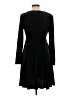 Chigant Solid Black Cocktail Dress Size L - photo 2