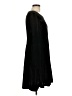 Chigant Solid Black Cocktail Dress Size L - photo 4