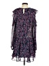 BCBGMAXAZRIA 100% Polyester Paisley Blue Casual Dress Size S - photo 2