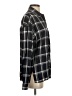 Forever 21 100% Rayon Plaid Black Long Sleeve Button-Down Shirt Size S - photo 4