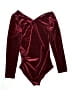 Kate Kasin Burgundy Bodysuit Size S - photo 2