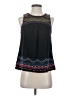 Akemi + Kin 100% Cotton Black Sleeveless Blouse Size 0 - photo 1