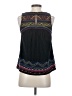 Akemi + Kin 100% Cotton Black Sleeveless Blouse Size 0 - photo 2