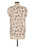 Sweet Rain 100% Polyester Tan Short Sleeve Blouse Size L - photo 2