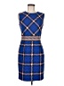Anne Klein Argyle Blue Cocktail Dress Size 8 - photo 1