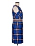 Anne Klein Argyle Blue Cocktail Dress Size 8 - photo 4
