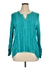 RXB Teal Long Sleeve Blouse Size XL - photo 1