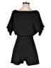 Boohoo Solid Black Romper Size 4 - photo 1