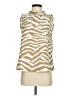 Ann Taylor LOFT Gold Sleeveless Blouse Size S - photo 1