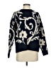 Cynthia Rowley TJX Paisley Blue Pullover Sweater Size XS - photo 1