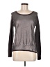 Kenneth Cole New York 100% Cotton Metallic Gray Pullover Sweater Size M - photo 1