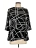 Unbranded Black 3/4 Sleeve Blouse Size L (estimated) - photo 1