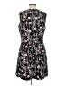 Maison Jules 100% Polyester Paisley Black Cocktail Dress Size 12 - photo 2