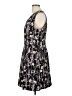 Maison Jules 100% Polyester Paisley Black Cocktail Dress Size 12 - photo 5