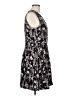 Maison Jules 100% Polyester Paisley Black Cocktail Dress Size 12 - photo 4