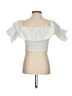 Zara White Short Sleeve Blouse Size S - photo 2