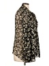 MNG 100% Viscose Black Long Sleeve Blouse Size 16 - photo 4