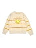 Piper and Posie Stripes Yellow Pink Pullover Sweater Size 14 - photo 1