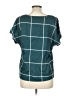 Shein 100% Polyester Teal Short Sleeve Blouse Size L - photo 2