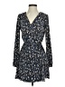 Pull&Bear Print Blue Casual Dress Size S - photo 1