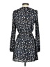 Pull&Bear Print Blue Casual Dress Size S - photo 2