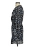 Pull&Bear Print Blue Casual Dress Size S - photo 5