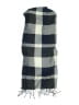 Plush Plaid Gray Blue Scarf One size - photo 2