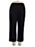 Alfred Dunner 100% Polyester Solid Black Casual Pants Size 14 - photo 1
