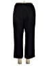 Alfred Dunner 100% Polyester Solid Black Casual Pants Size 14 - photo 2