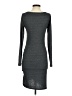 Leith Solid Gray Casual Dress Size S - photo 2
